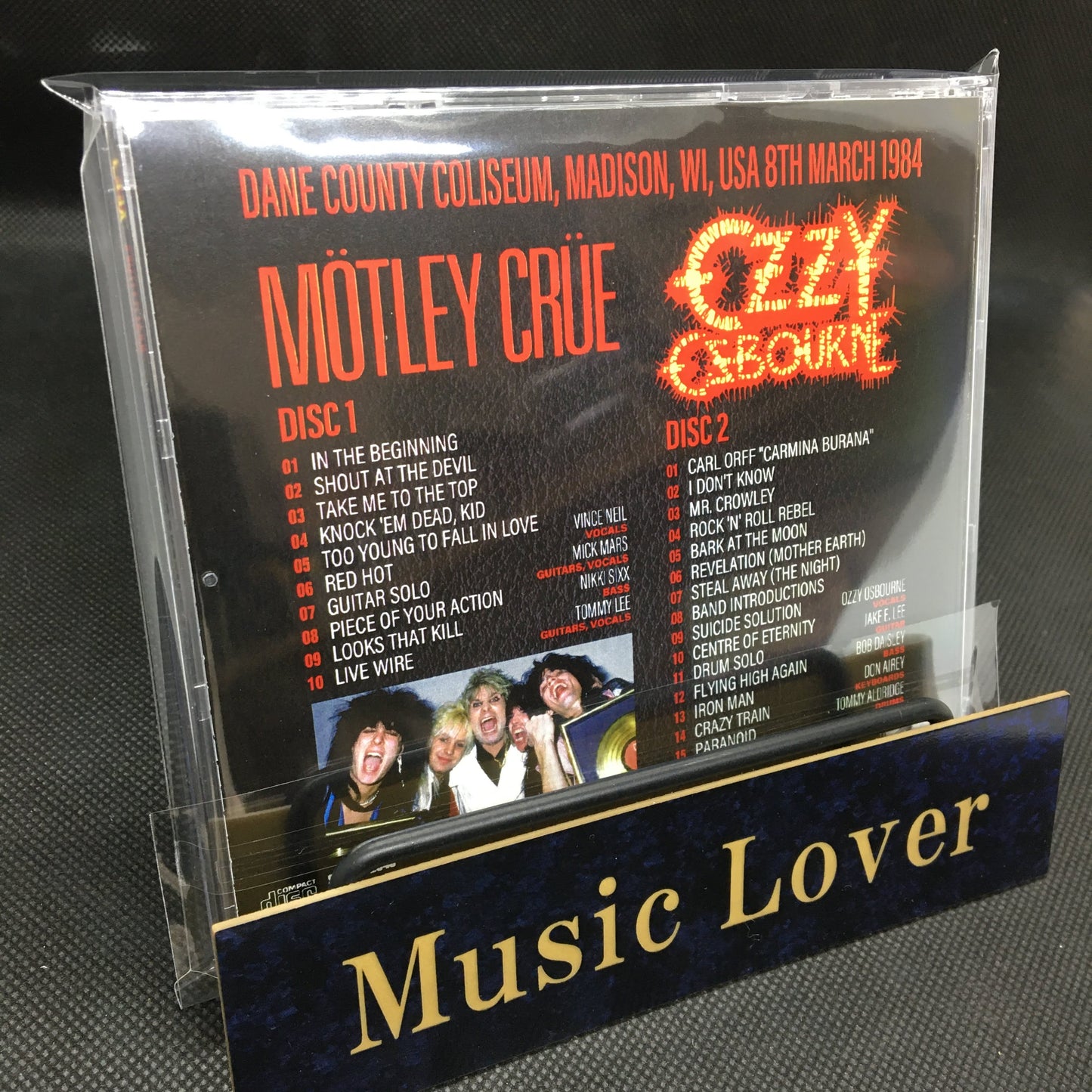 OZZY OSBOURNE/MOTLEY CRUE / MADISON 1984 (2CDR)