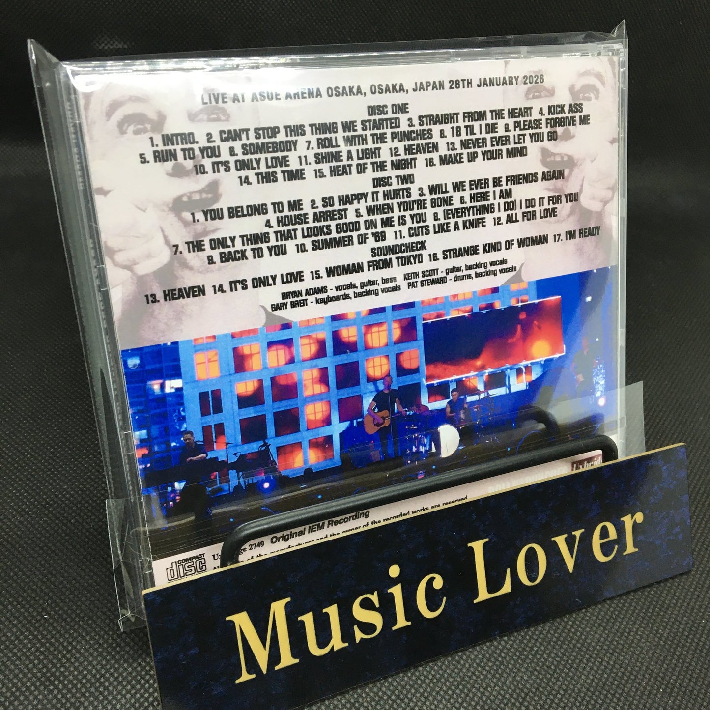 BRYAN ADAMS / OSAKA 2026 ORIGINAL IEM RECORDING (2CDR)