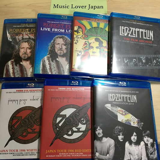 Led Zeppelin Page & Plant 1996 Presentation Japan Tour Blu-ray 8 Discs BDR