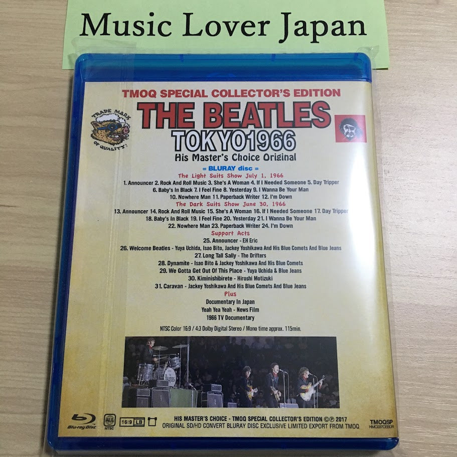 THE BEATLES / TOKYO 1966 HIS MASTER'S CHOICE ORIGINAL TMOQ SPECIAL COLLECTOR'S Blu-ray EDITION (1BDR)