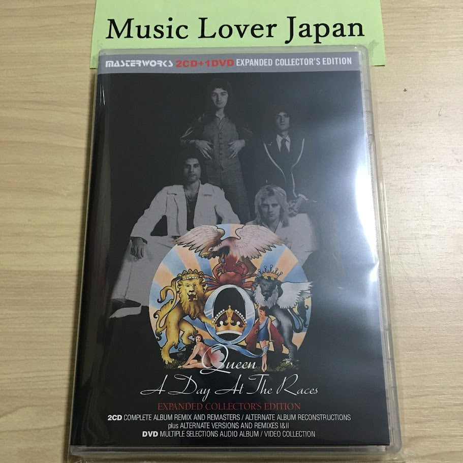 Queen A Day At The Races Expanded Collector's Edition 2 CD 1 DVD 3 Discs Set New