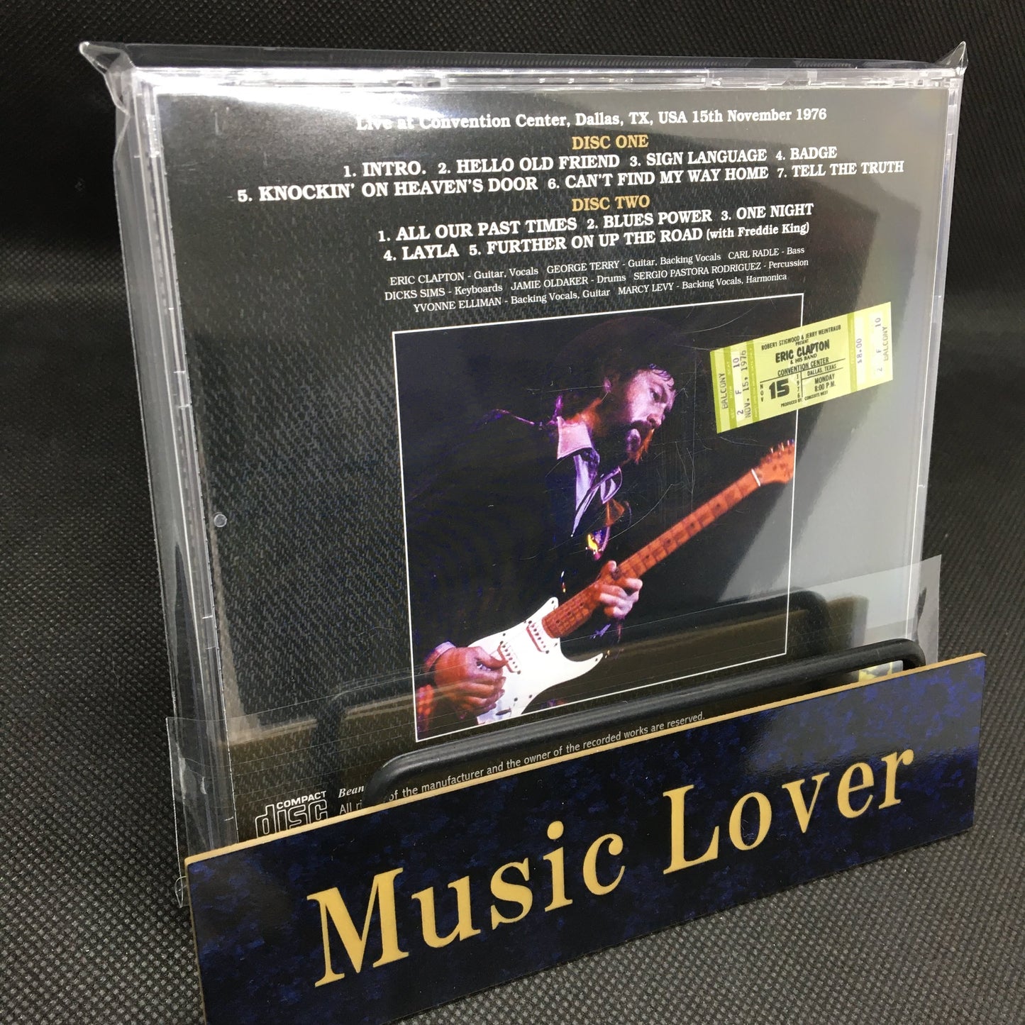 ERIC CLAPTON / DALLAS 1976 SOUNDBOARD (2CD)