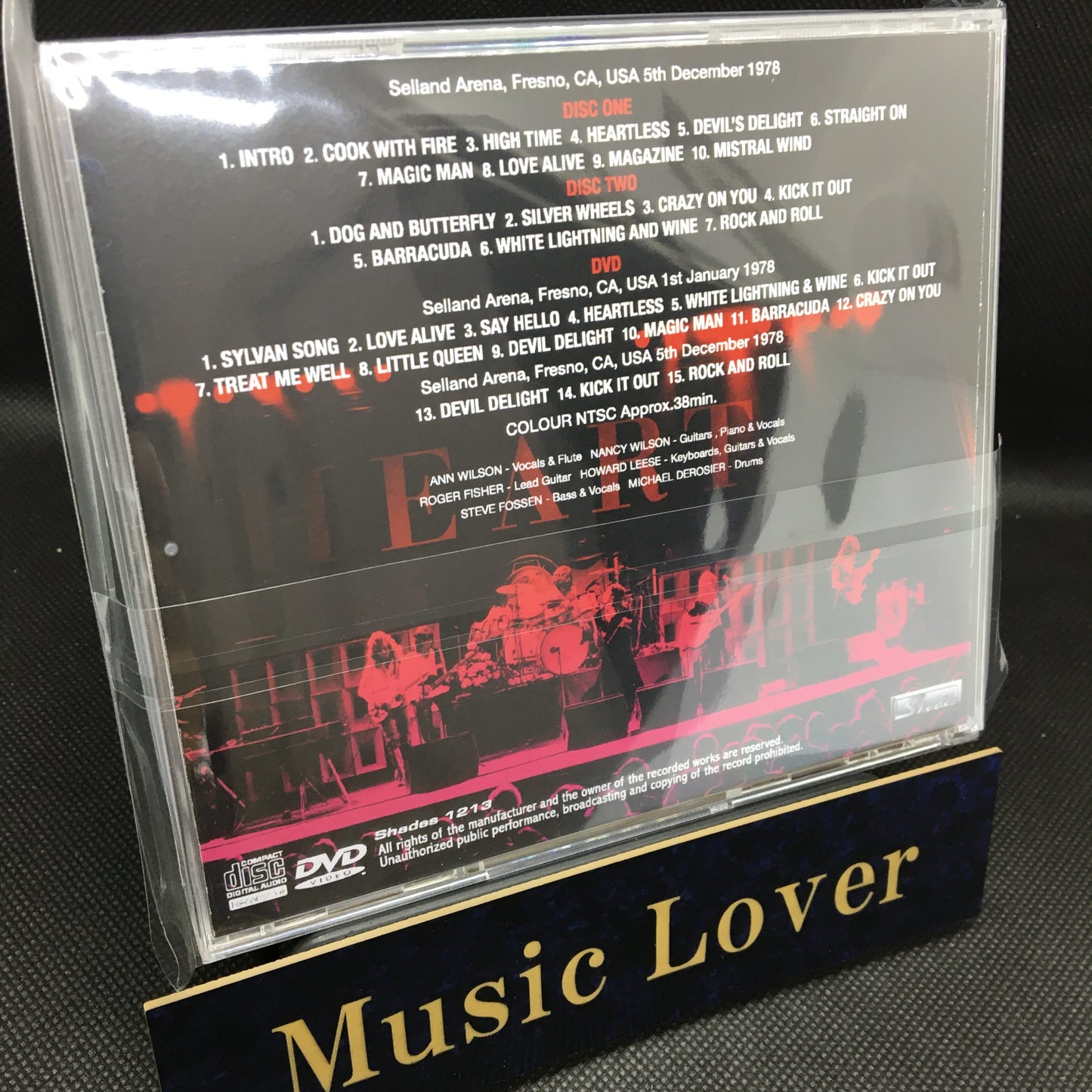 HEART / FRESNO 1978 (2CDR+1DVDR)