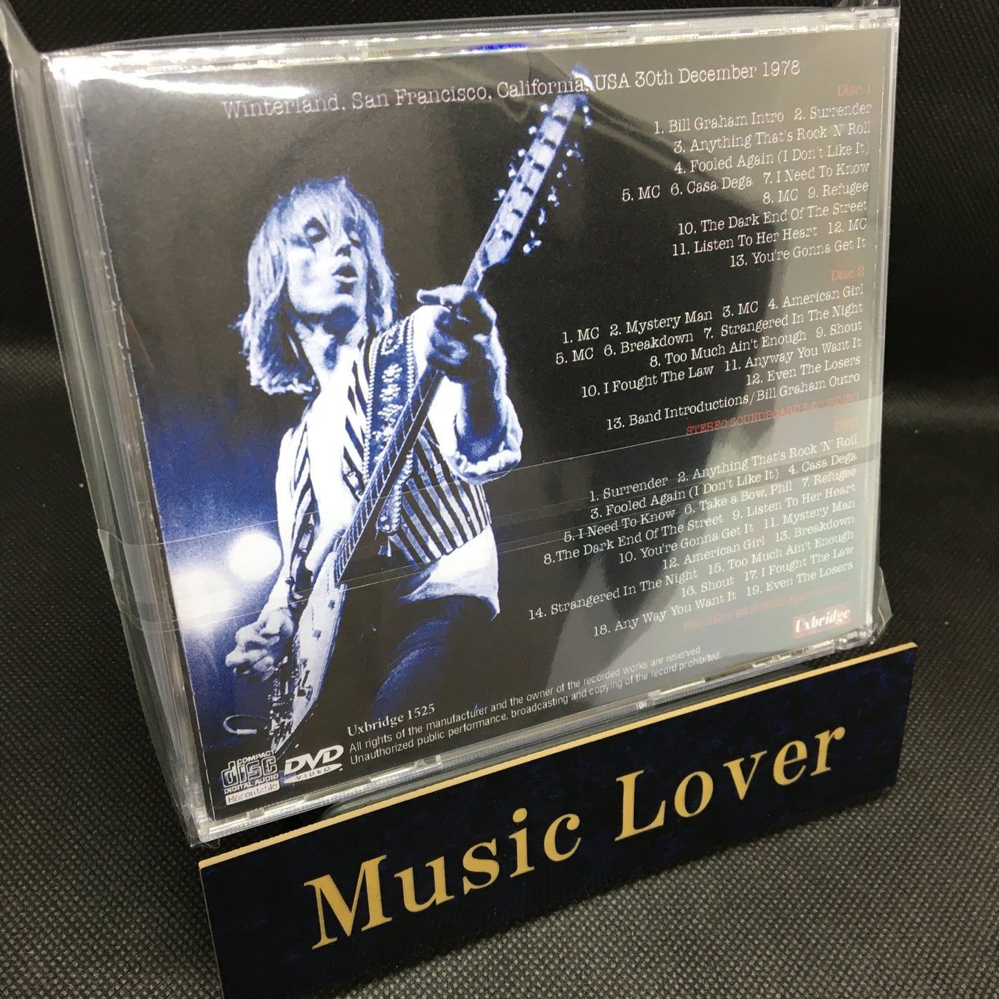 TOM PETTY & THE HEARTBREAKERS / WINTERLAND 1978 STEREO SOUNDBOARD (2CDR+1DVDR)