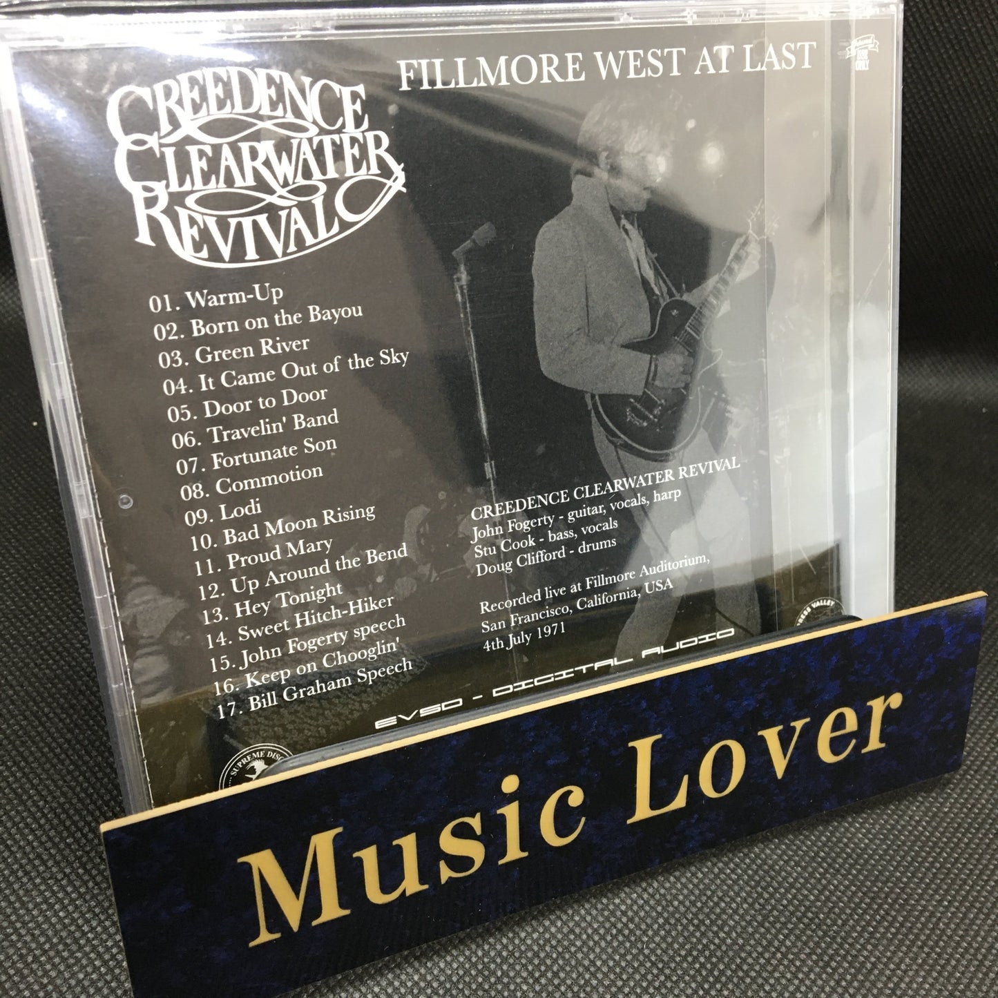 CCR CREEDENCE CLEARWATER REVIVAL / FILLMORE WEST AT LAST (1CD)