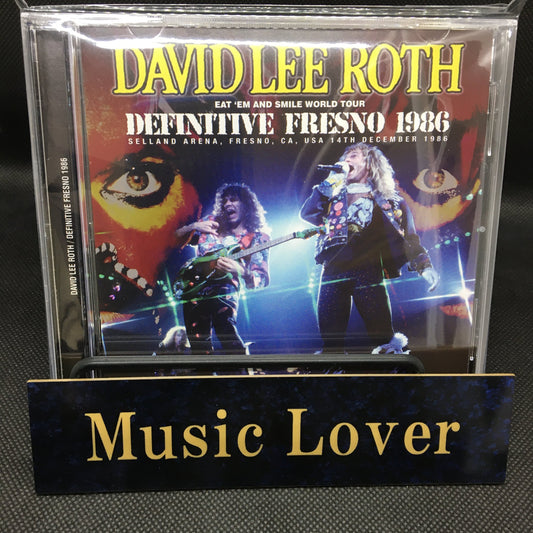 DAVID LEE ROTH / DEFINITIVE FRESNO 1986 (2CD+1DVD)