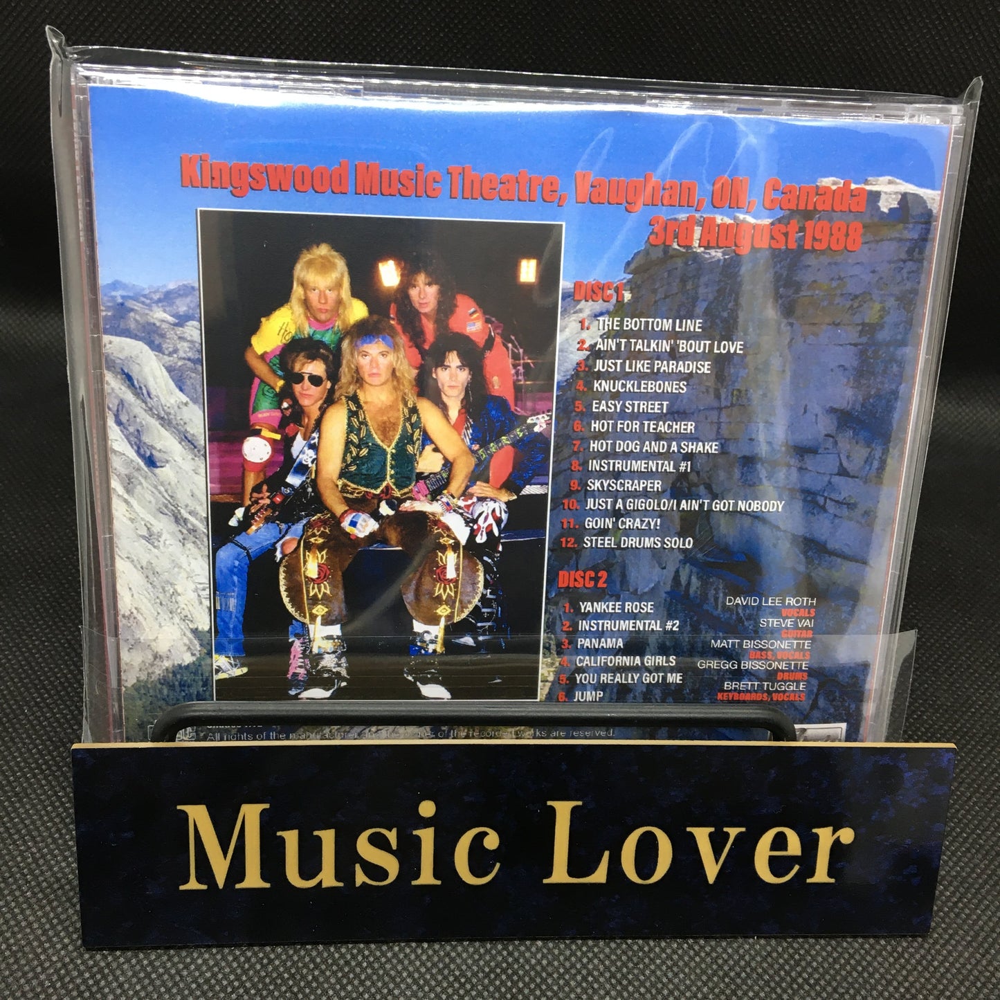 DAVID LEE ROTH / VAUGHAN 1988 (2CDR)