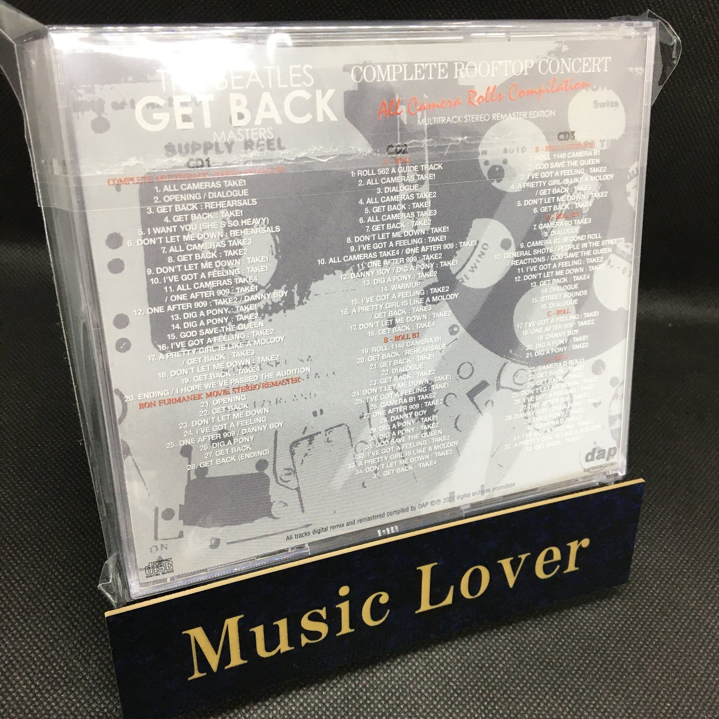 THE BEATLES/GET BACK MASTERS-COMPLETE ROOFTOP CONCERT-(3CD)