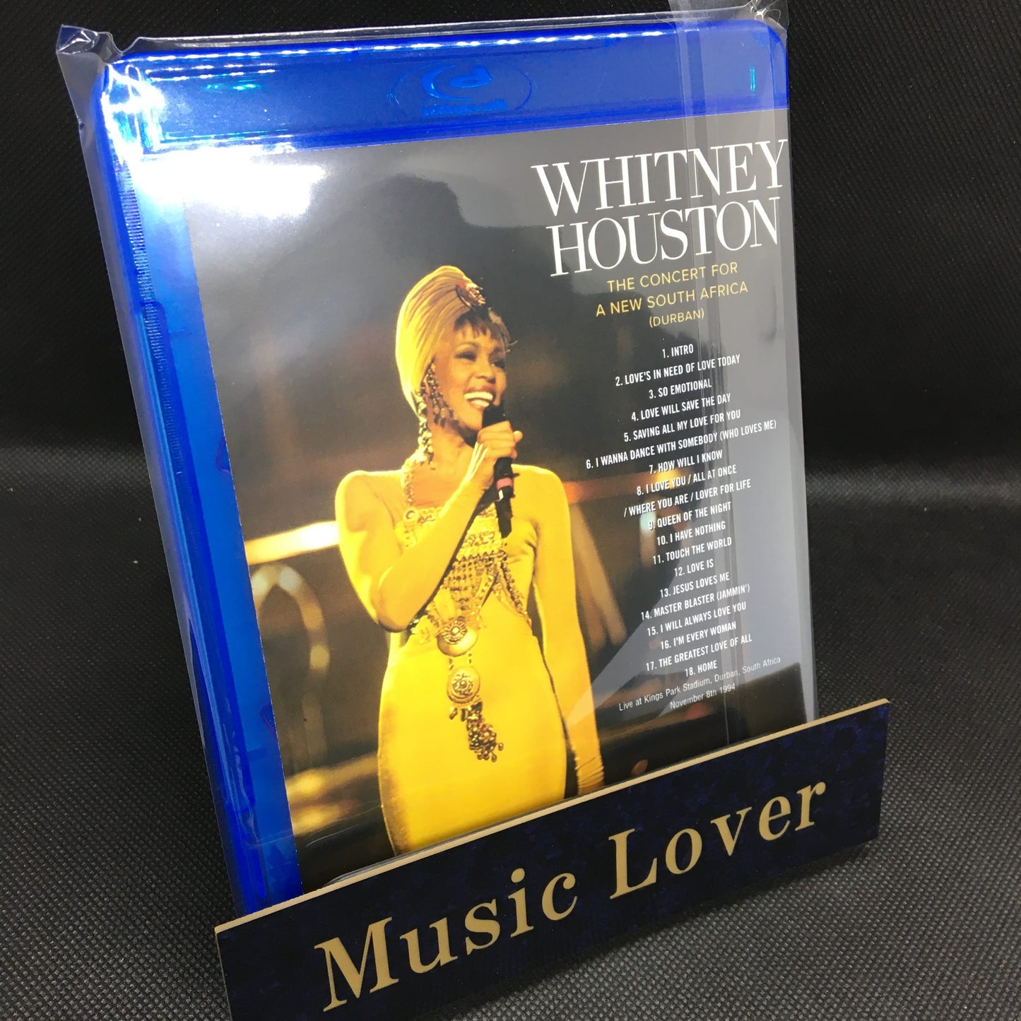 WHITNEY HOUSTON / EL CONCIERTO PARA UNA NUEVA SUDÁFRICA DURBAN 1994 PRO SHOT (1BDR)