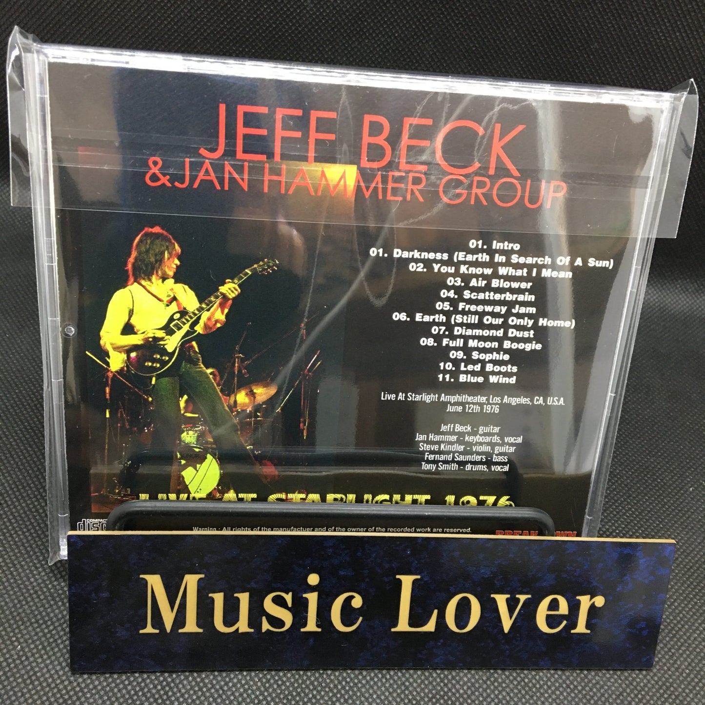 JEFF BECK Y JAN HAMMER GROUP / EN DIRECTO EN STARLIGHT 1976 (1 CDR)