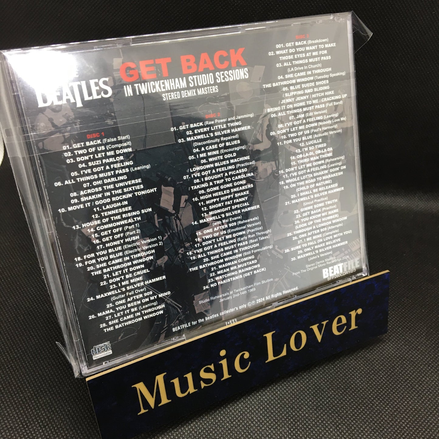 THE BEATLES / GET BACK IN TWICKENAM STUDIO SESSIONS (3CDR)