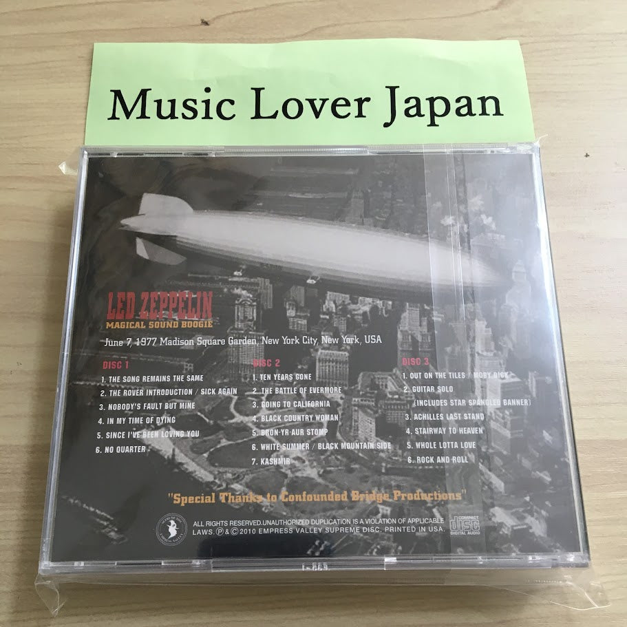 Led Zeppelin / Magical Sound Boogie 3CD Empress Valley