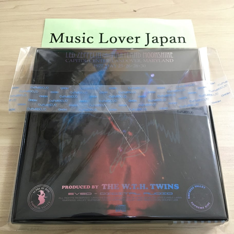 Led Zeppelin Maryland Moonshine 12CD Box Set 1977 Empress Valley Soundboard