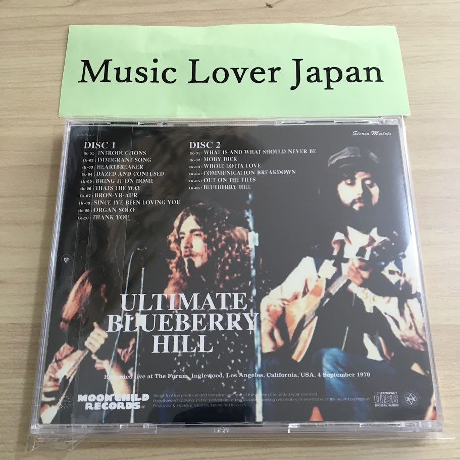 Led Zeppelin Ultimate Blueberry Hill Stereo Matrix 2CD Moonchild