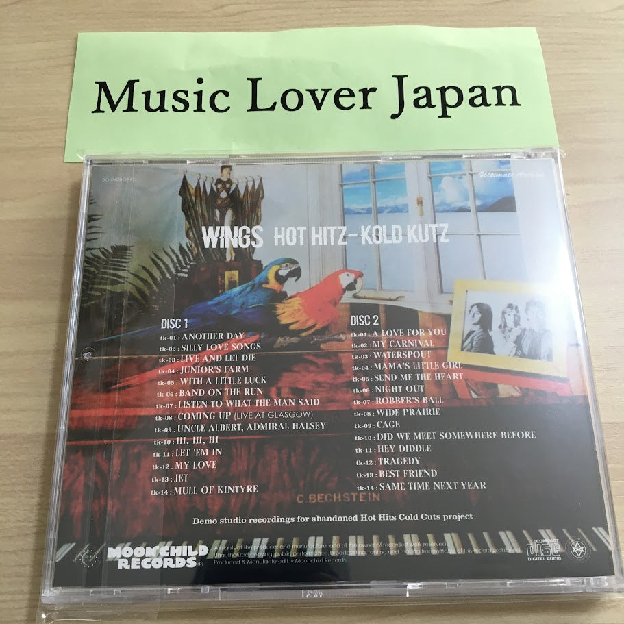 Wings Hot Hitz - Kold Kutz 2CD PAUL McCARTNEY Moonchild Records