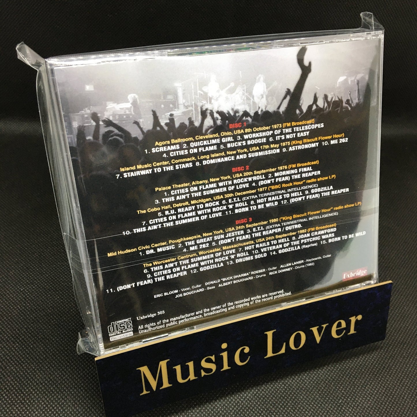 BLUE OYSTER CULT / SOUNDBOARD COLLECTION SOUNDBOARD (3CDR)