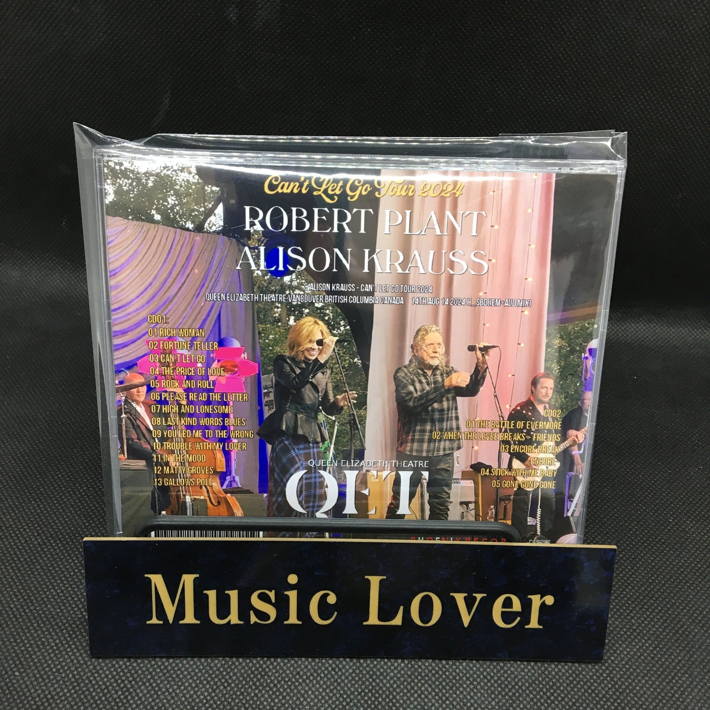 Robert Plant y Alison Krauss / Gira "No puedo dejarlo ir" 2024 (2 CD)