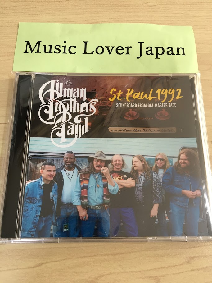 THE ALLMAN BROTHERS BAND / ST.PAUL 1992 SOUNDBOARD (2CDR)