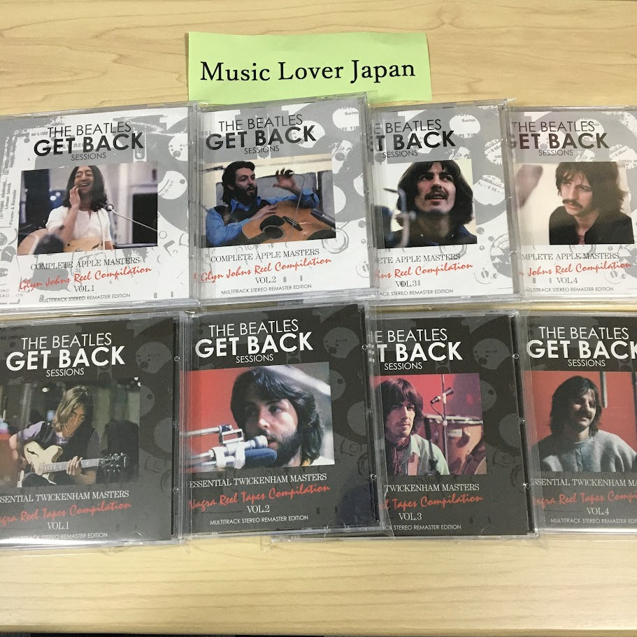 THE BEATLES LET IT BE THE LAST SESSIONS & GET BACK SESSIONS & ROOFTOP CONCERT COMPLETE 10 SET 【21CD】