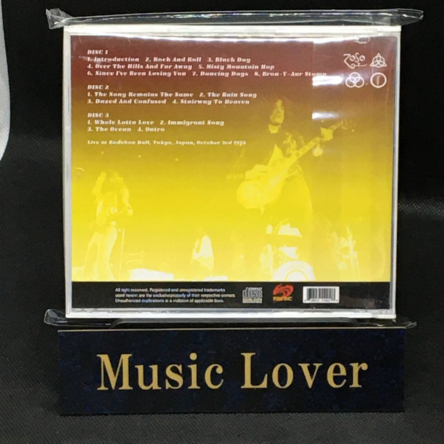 LED ZEPPELIN / BUDOKAN 1972 2ND NIGHT 6 SOURCE MIX EDITION SOUNDBOARD (3CDR)
