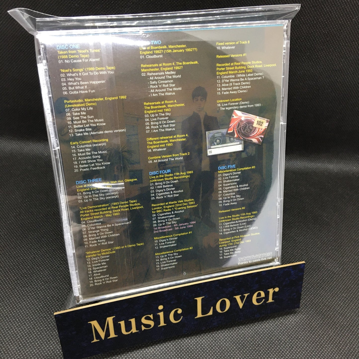 OASIS / THE BURNAGE YEARS 1988-1993 【5CD】