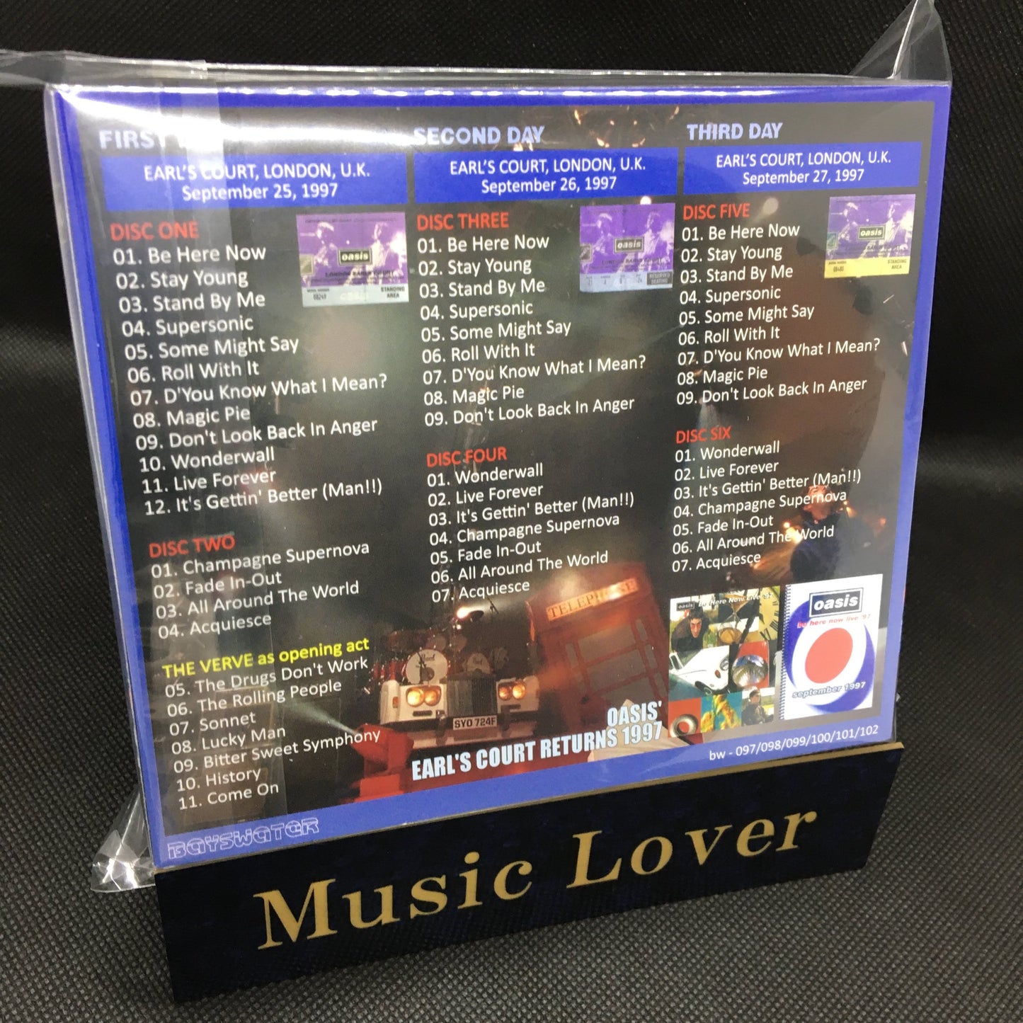 OASIS / OASIS' EARL'S COURT RETURNS 1997 (6CD)