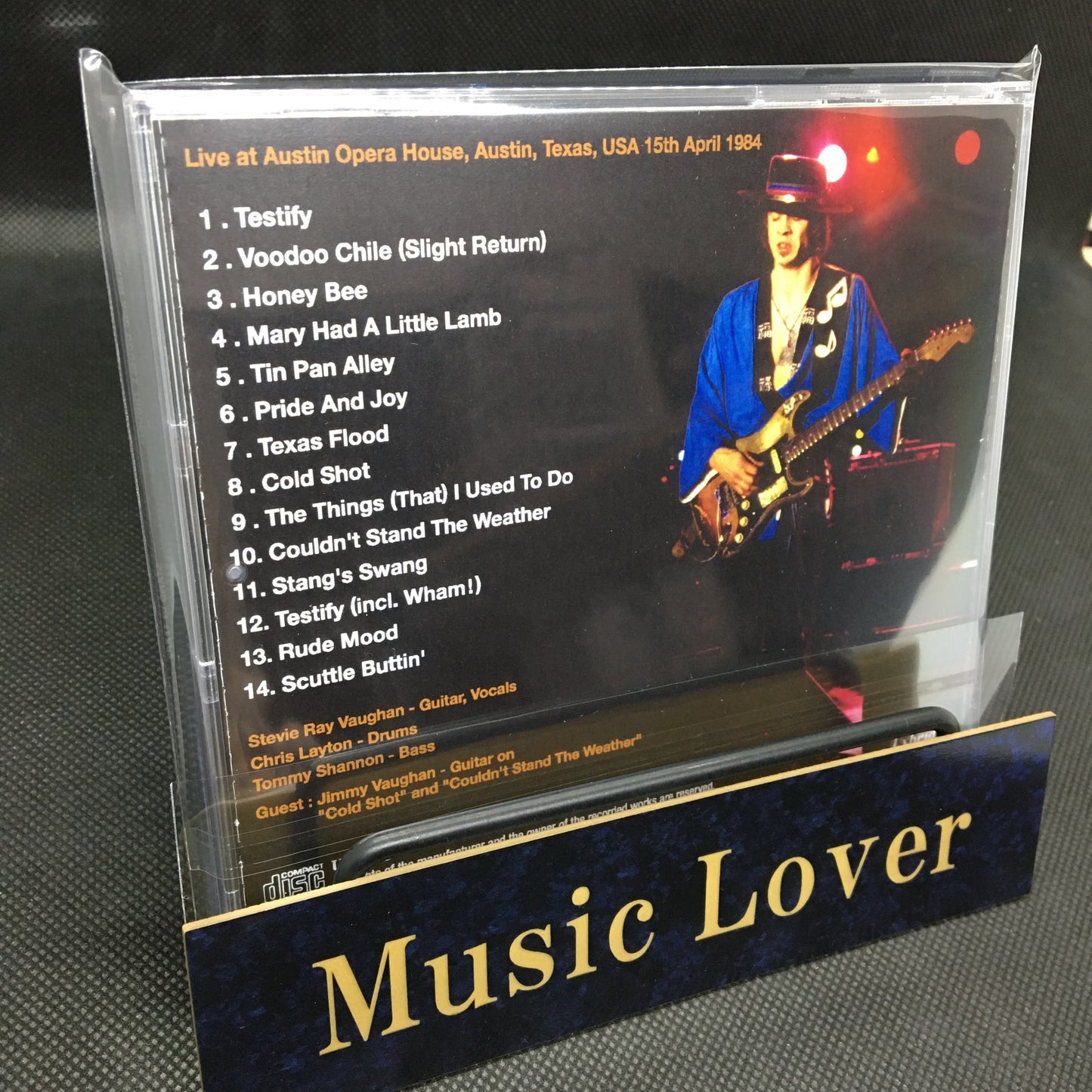 STEVIE RAY VAUGHAN & DOUBLE TROUBLE / STAND IN TEXAS STEREO SOUNDBOARD (1CDR)