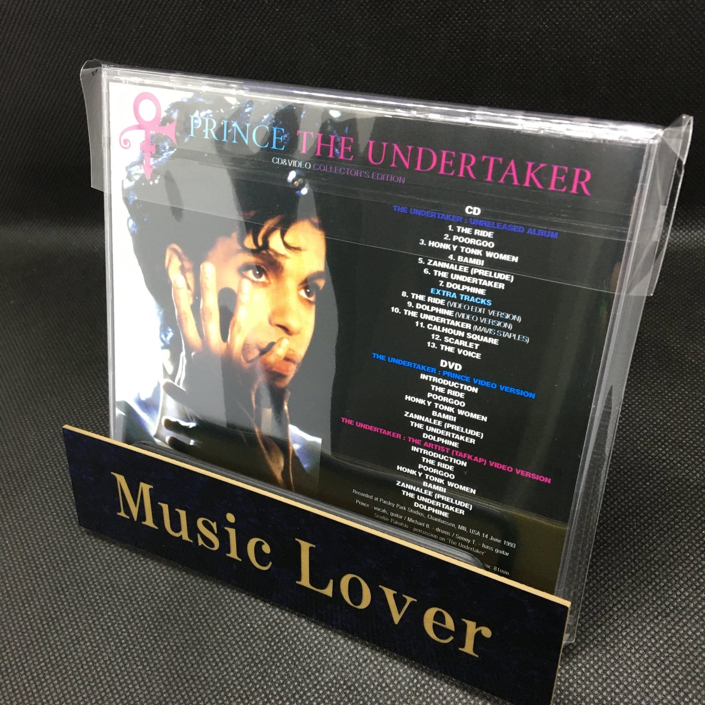 Prince The Undertaker CD & DVD Special Collector's Edition Purple Gold Archive