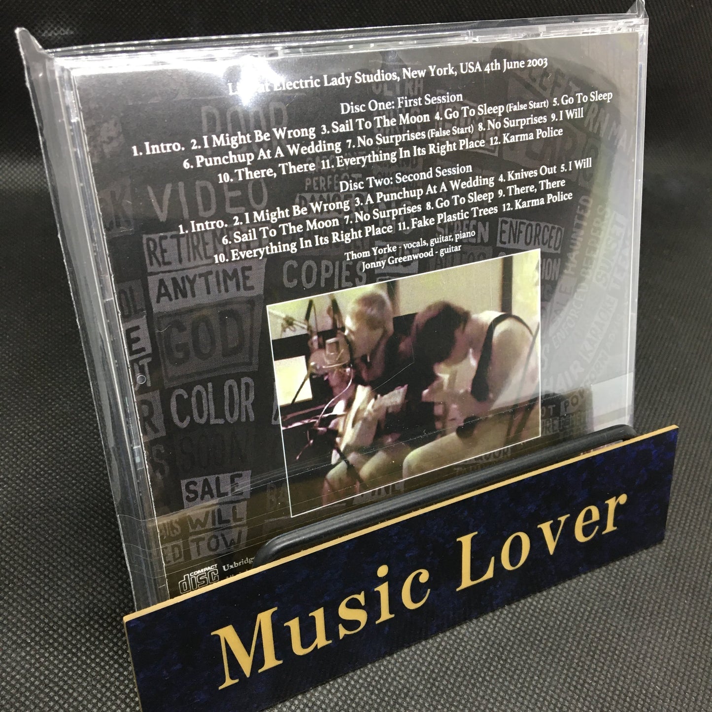 RADIOHEAD / ELECTRIC LADY STUDIOS 2003 UNPLUGGED SHOW STEREO SOUNDBOARD (2CDR)