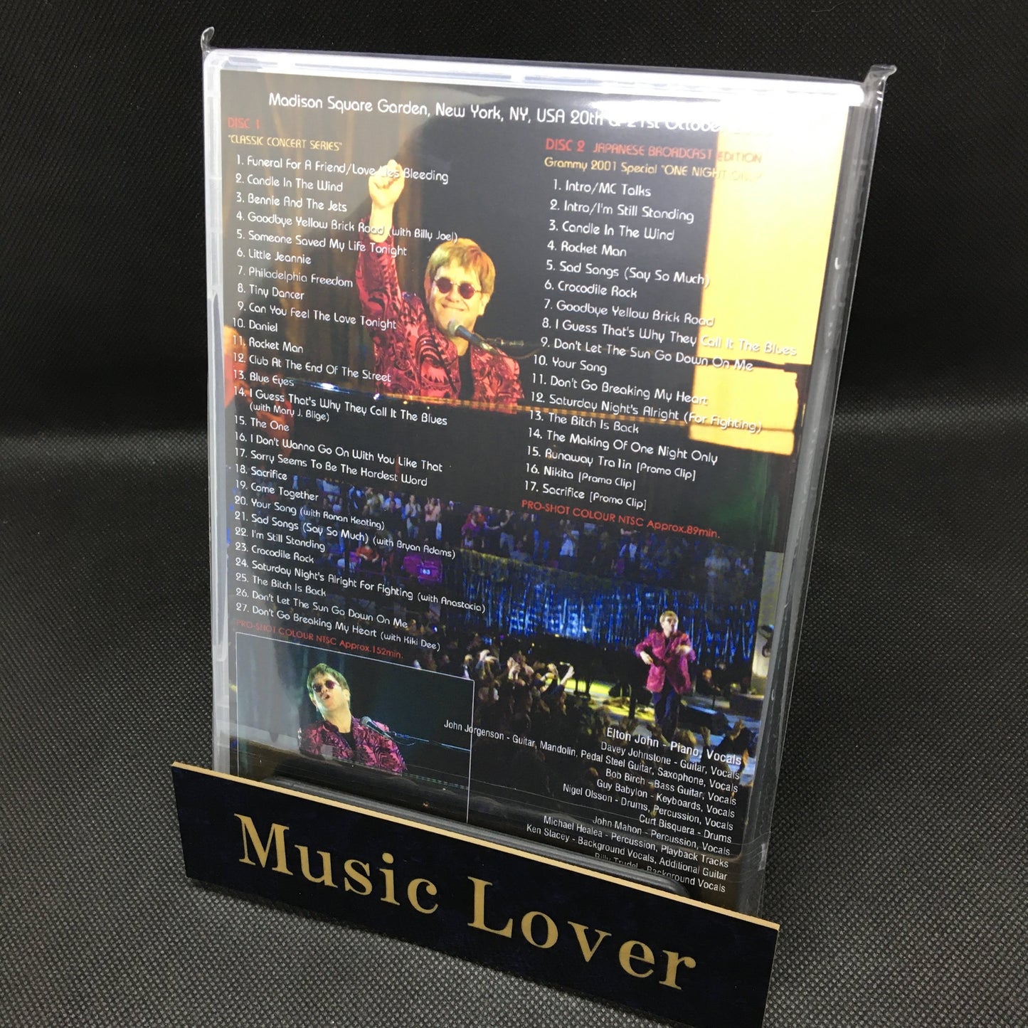 ELTON JOHN / MADISON SQUARE GARDEN 2000 PRO SHOT (2DVDR)