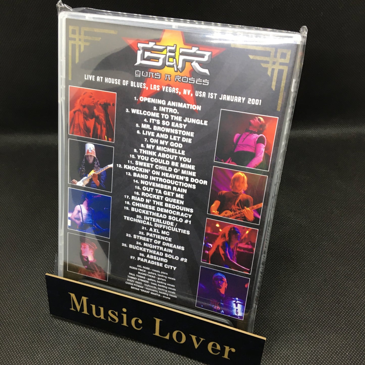 GUNS N' ROSES / HOUSE OF BLUES 01.01.01 THE VIDEO PRO SHOT (1DVDR)