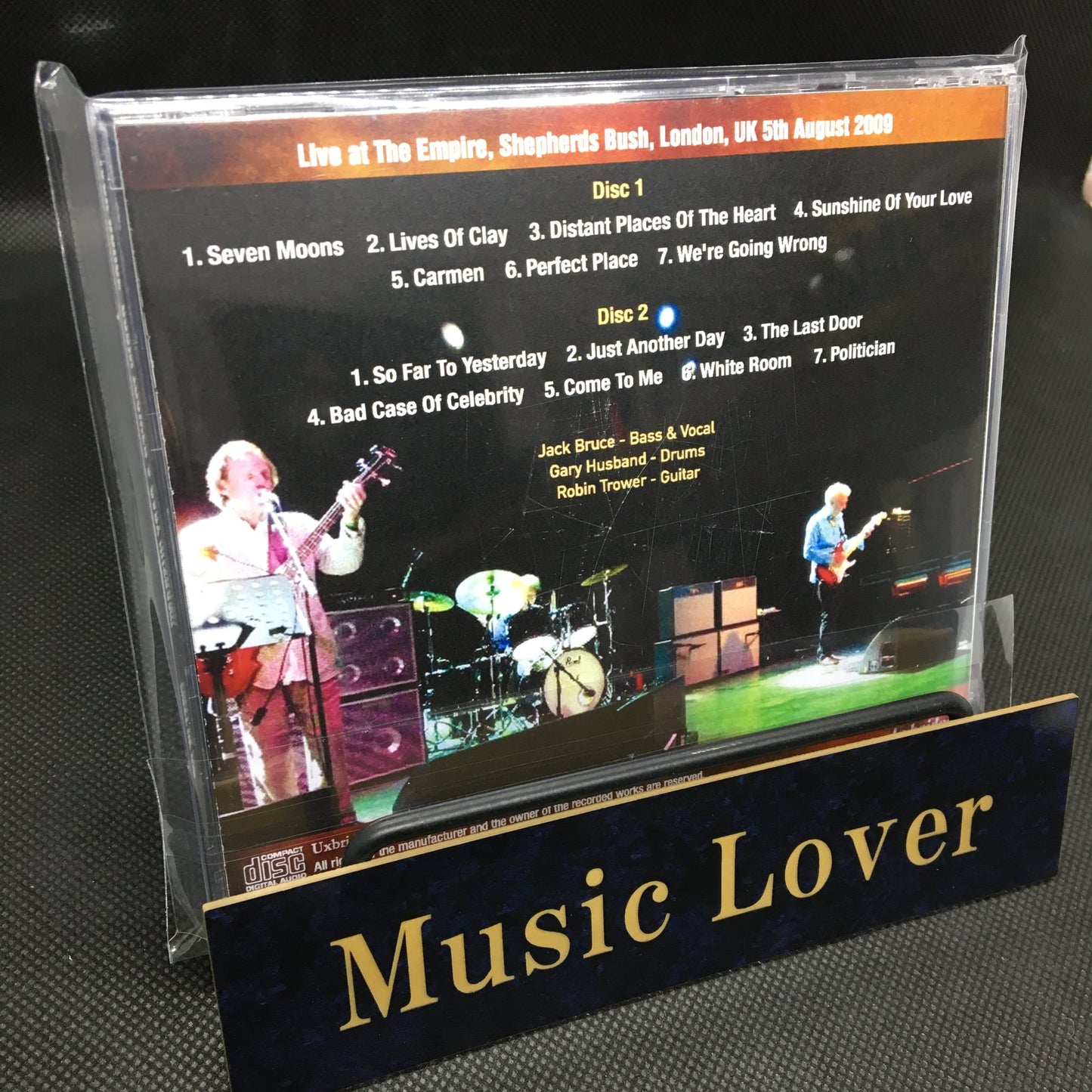 JACK BRUCE, ROBIN TROWER & GARY HUSBAND / FIRST UK GIG (2CDR)