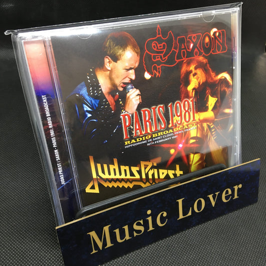 JUDAS PRIEST/SAXON / PARÍS 1981 TRANSMISIÓN DE RADIO (1CDR)