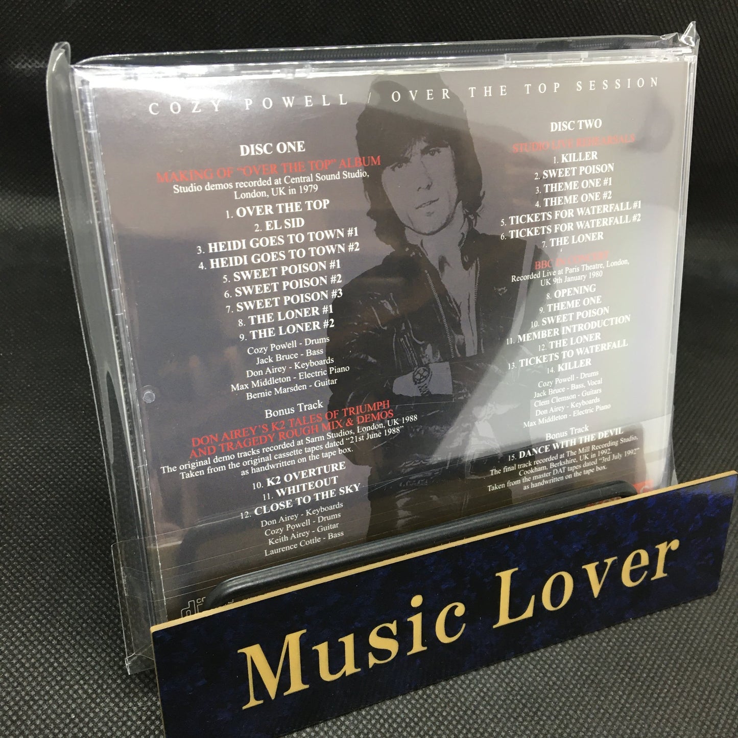 COZY POWELL / OVER THE TOP SESSION (2CD)