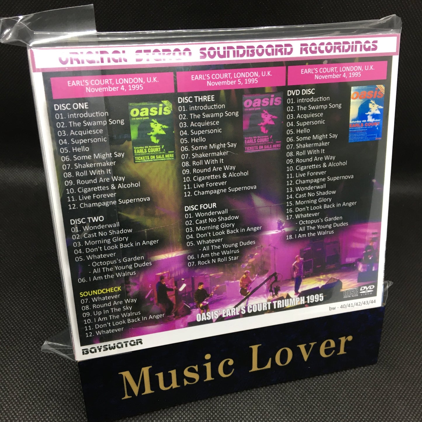 OASIS / 1995 OASIS' EARL'S COURT TRIUMPH (4CD+DVD)
