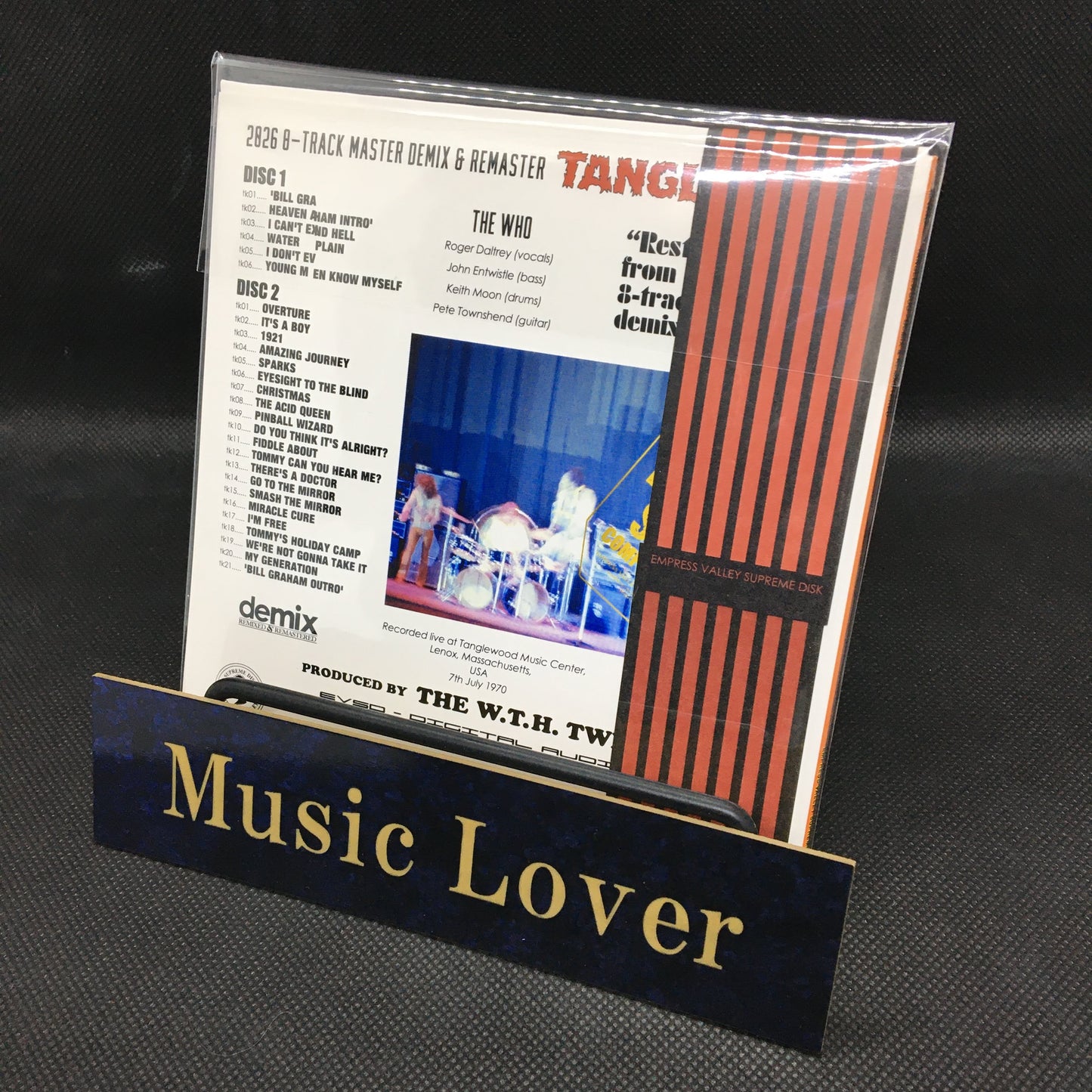 THE WHO / LIVE AT TANGLEWOOD demix & mastered (2CD)