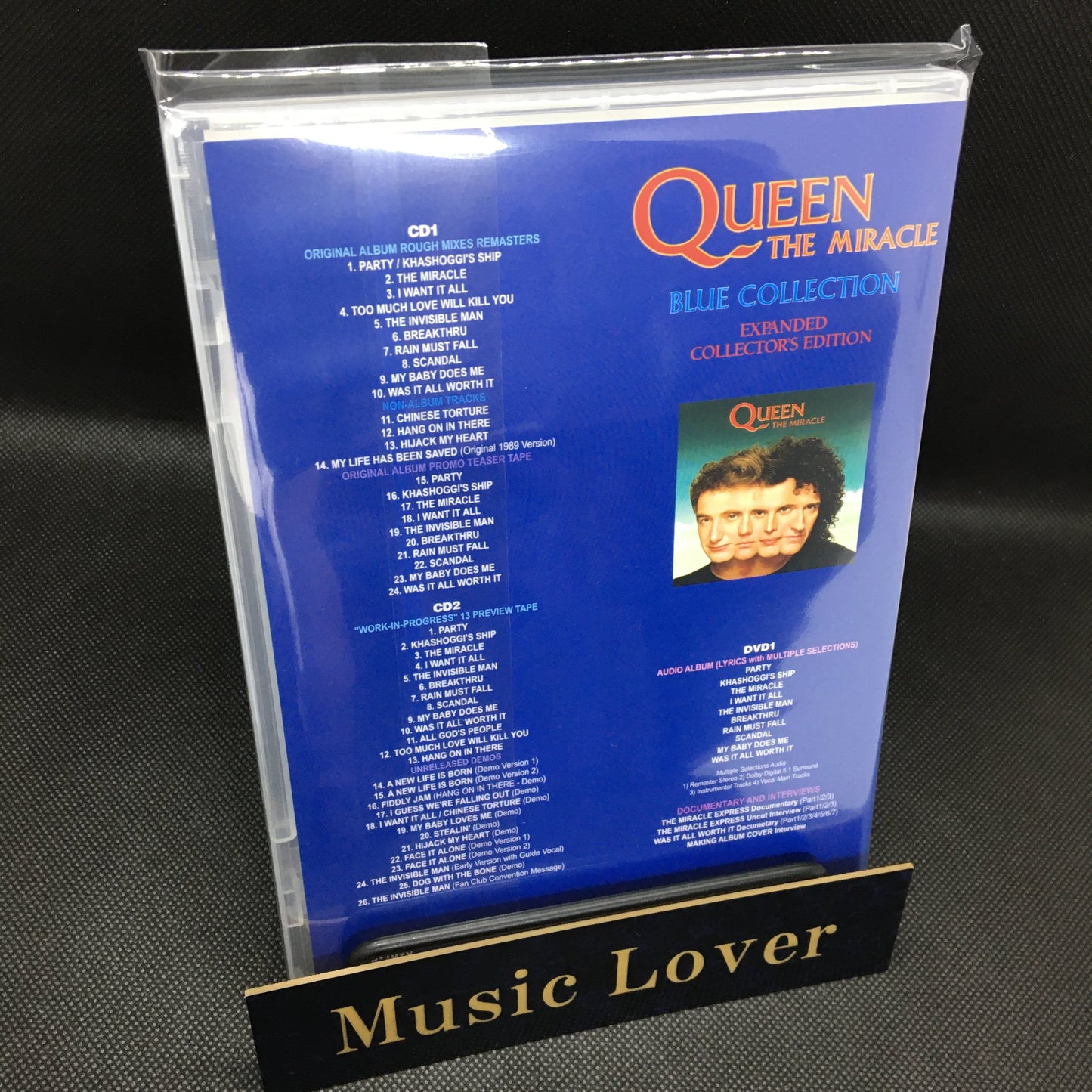 QUEEN / THE MIRACLE EXPANDED COLLECTOR'S BLUE & RED (4CD+2DVD)