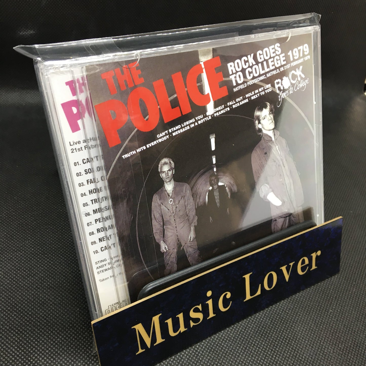 THE POLICE / HATFIELD 1979 BBC TRANSCRIPTION LP STEREO SOUNDBOARD (1CD+1DVDR)