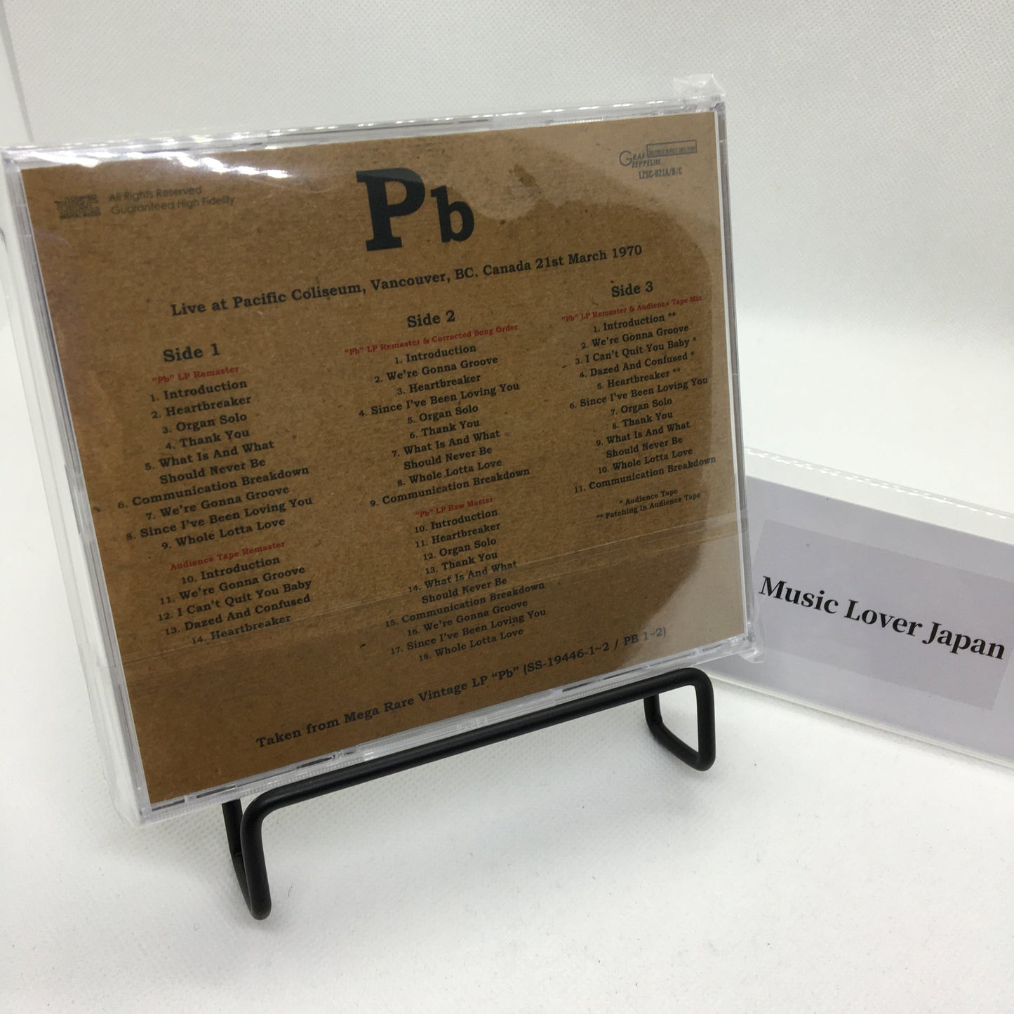 LED ZEPPELIN / Pb PURE BLUES (3CD)