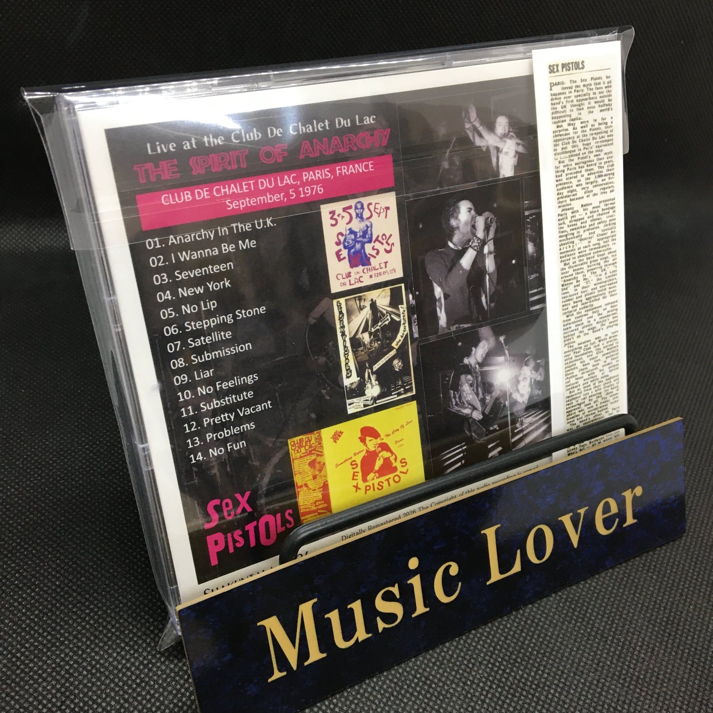 SEX PISTOLS / 1976 THE SPIRIT OF ANARCHY (1CD)