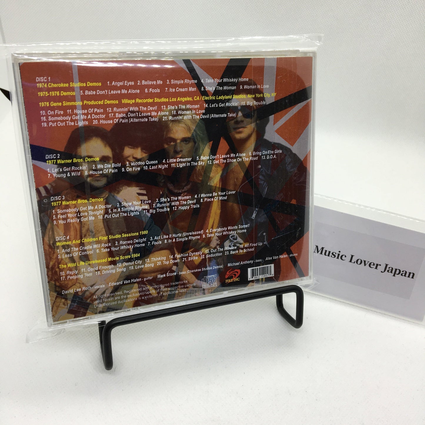 VAN HALEN / LA DEMOGRAFÍA COMPLETA 1974-1984 (4CDR)