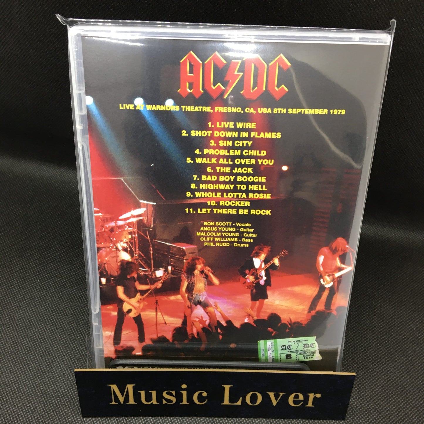 AC/DC / FRESNO 1979 THE VIDEO (1DVDR)