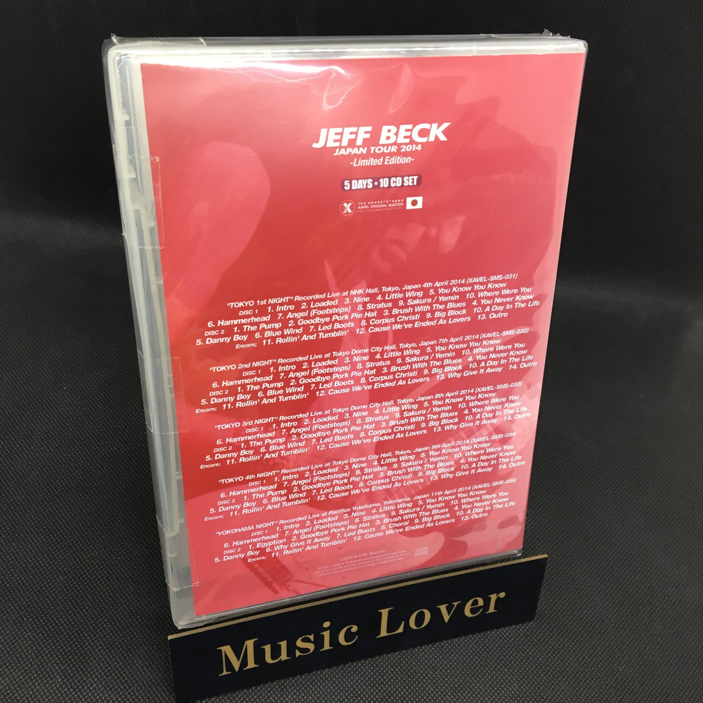 Jeff Beck / "Japan Tour 2014 Tokyo & Yokohama Complete" (10CD)