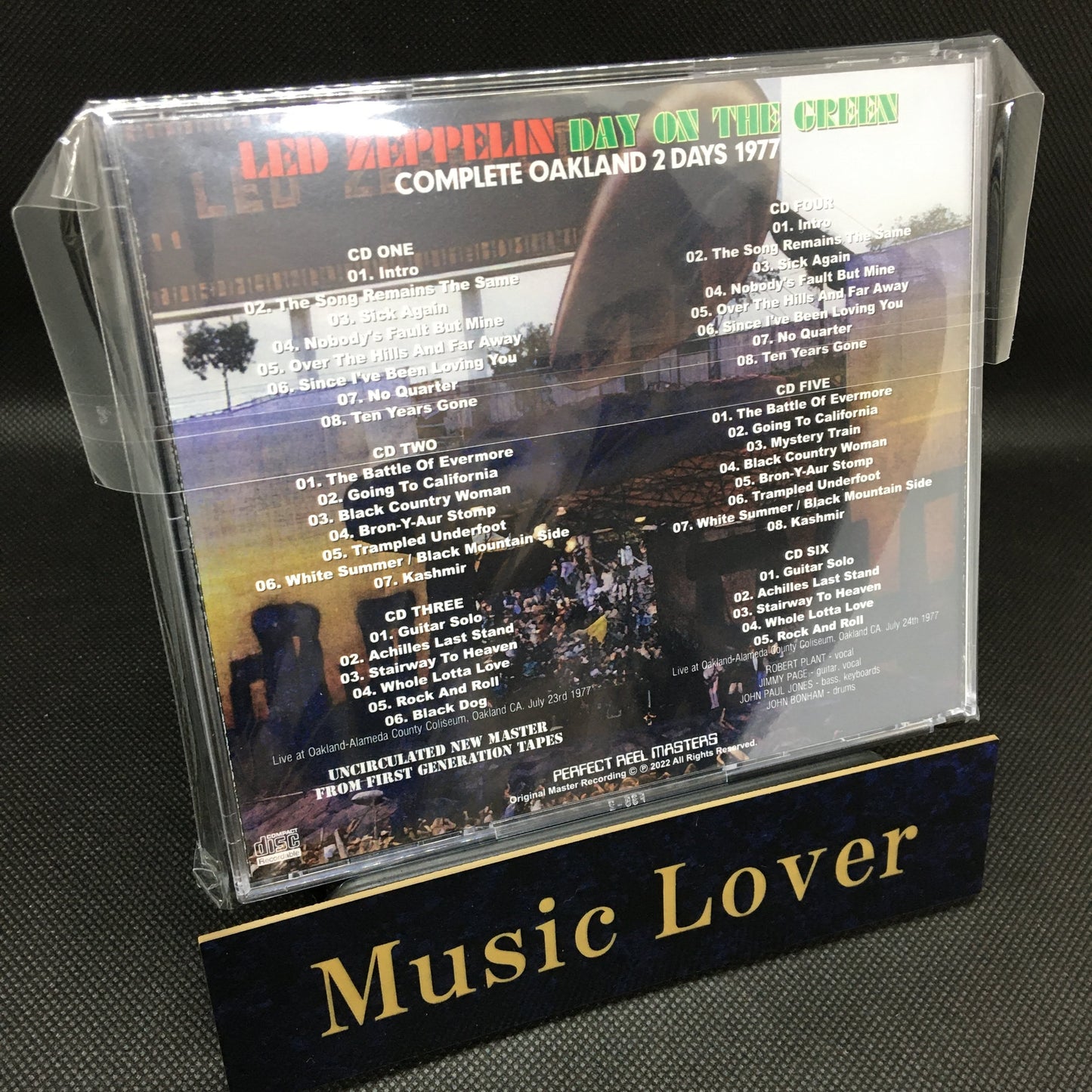 LED ZEPPELIN / DAY ON THE GREEN COMPLETE OAKLAND 2 DAYS 1977 California 6CDR