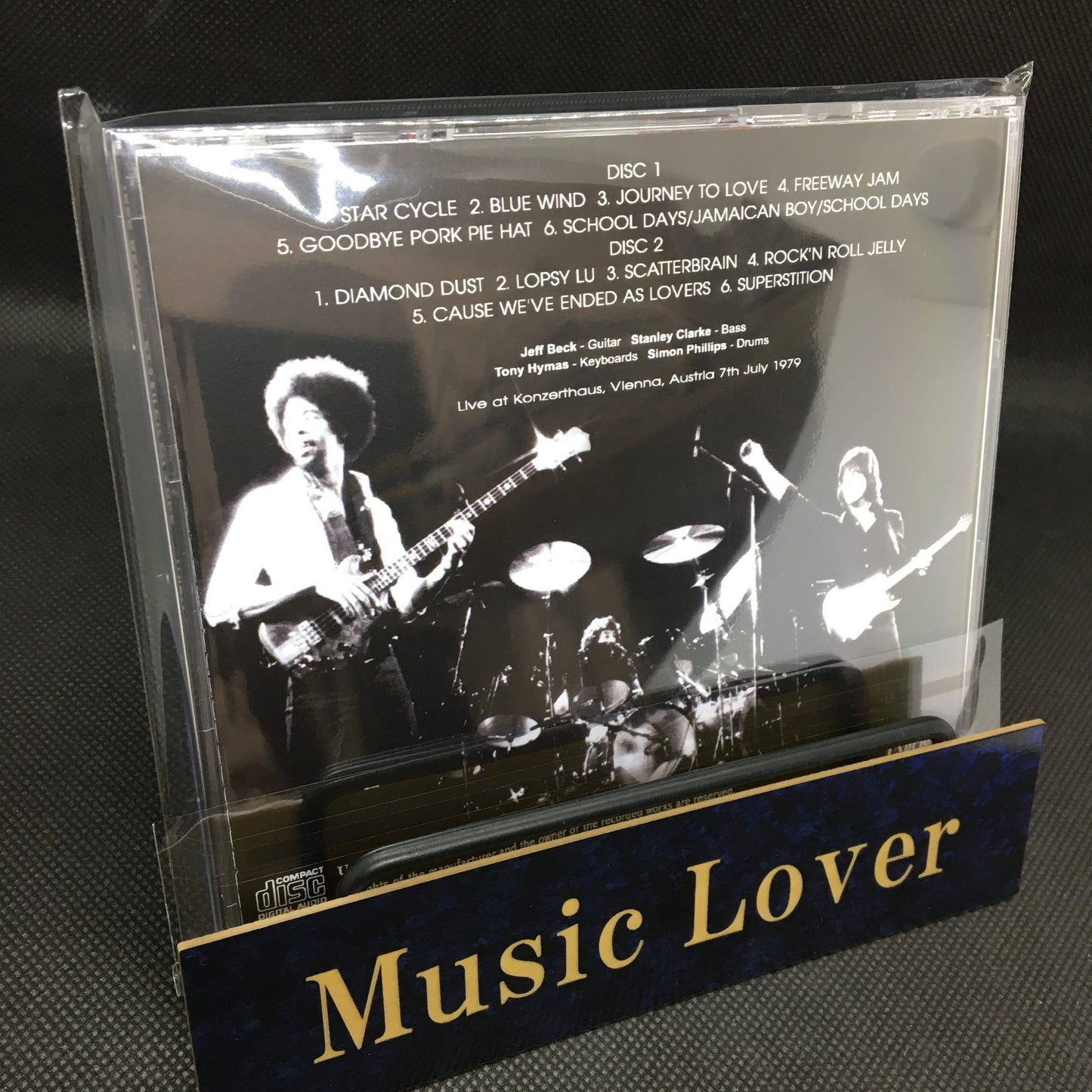 JEFF BECK w/STANLEY CLARKE / WIEN FREEWAY 1979 (2CDR)