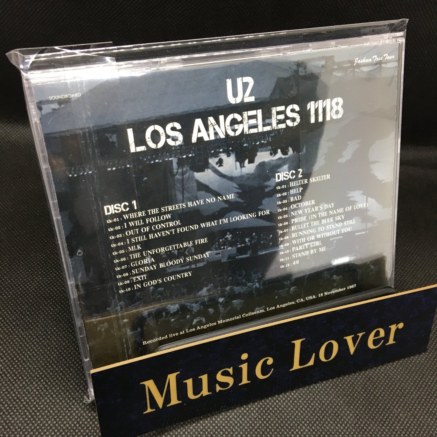 U2 / Los Angeles 1118 Joshua Tree Tour 1987 2CD Moonchild Records