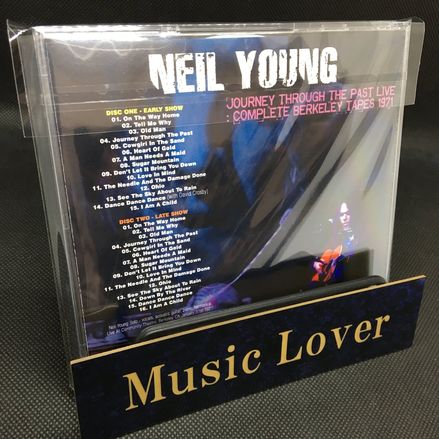 NEIL YOUNG / JOURNEY THROUGH THE PAST LIVE COMPLETE BERKELEY TAPES 1971 (2CDR)