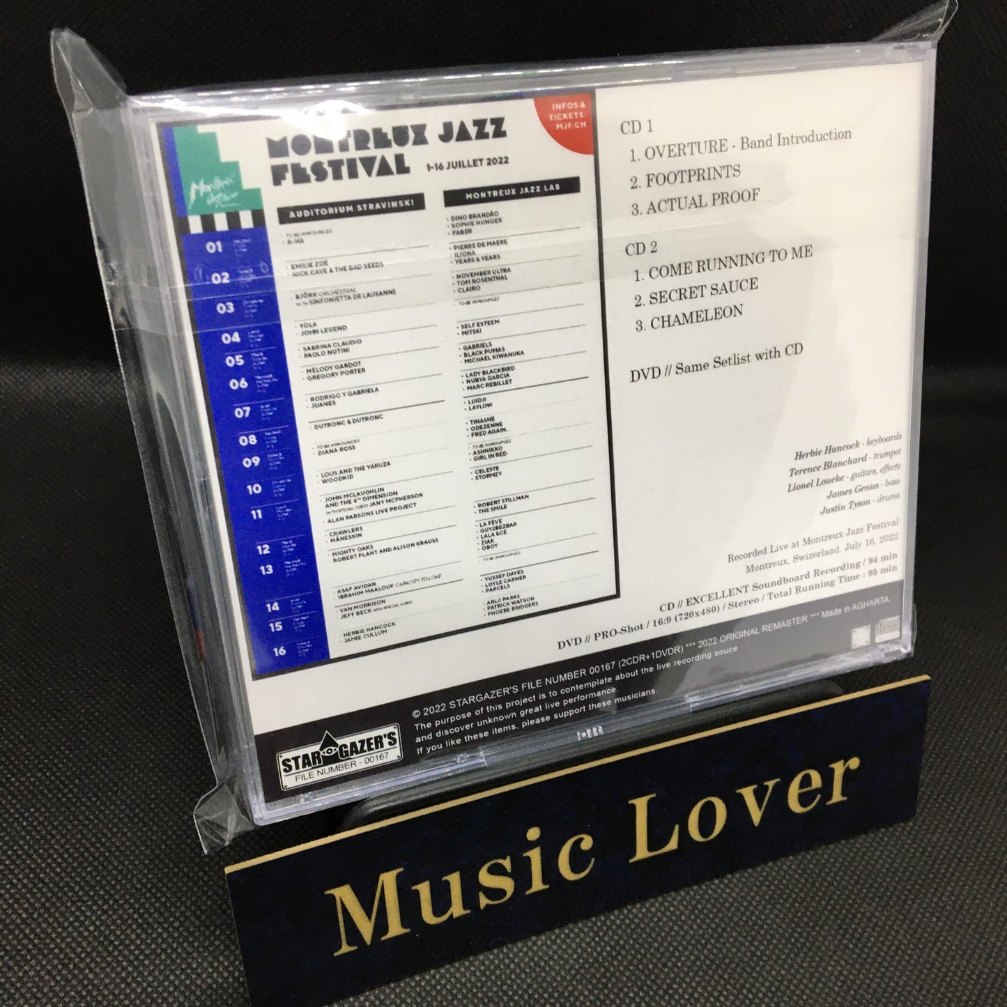 HERBIE HANCOCK / LIVE AT MONTREUX JAZZ FESTIVAL 2022 (2CDR+1DVDR)