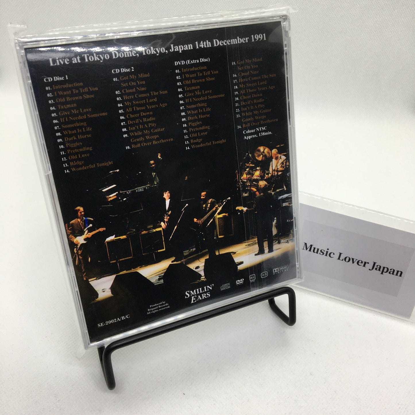 GEORGE HARRISON w/ERIC CLAPTON & HIS BAND / ROCK LEGENDS TOKYO DOME 1ST NIGHT (2CD+1DVD)