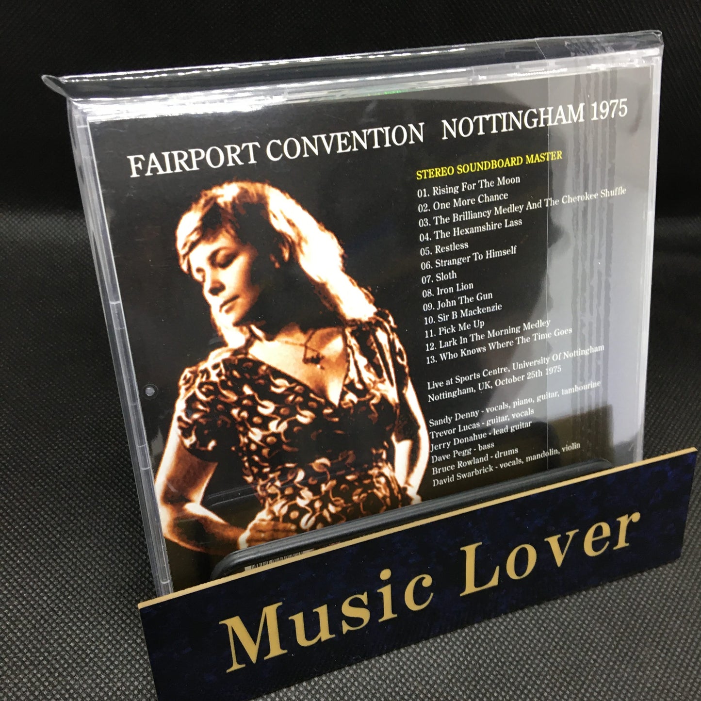 FAIRPORT CONVENTION / NOTTINGHAM 1975 Soundboard (1CDR)